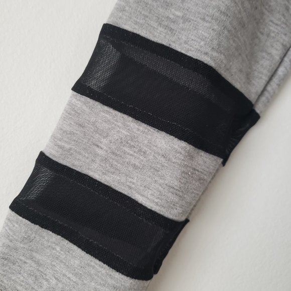 Seductions Long Sports Top with Mesh Details - Picture 5 of 10